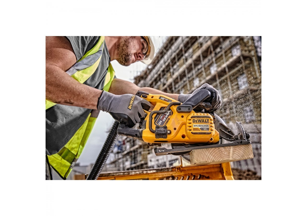 Scie circulaire Construction XR FLEXVOLT 54V Brushless 190 mm - DCS577N-XJ - Dewalt