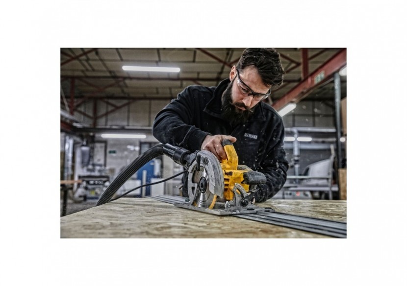 Scie circulaire 1600W 190 mm - compatible rail de guidage - DWE576K-QS - Dewalt