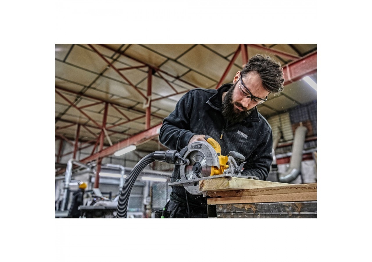 Scie circulaire 1600W 190 mm - compatible rail de guidage - DWE576K-QS - Dewalt