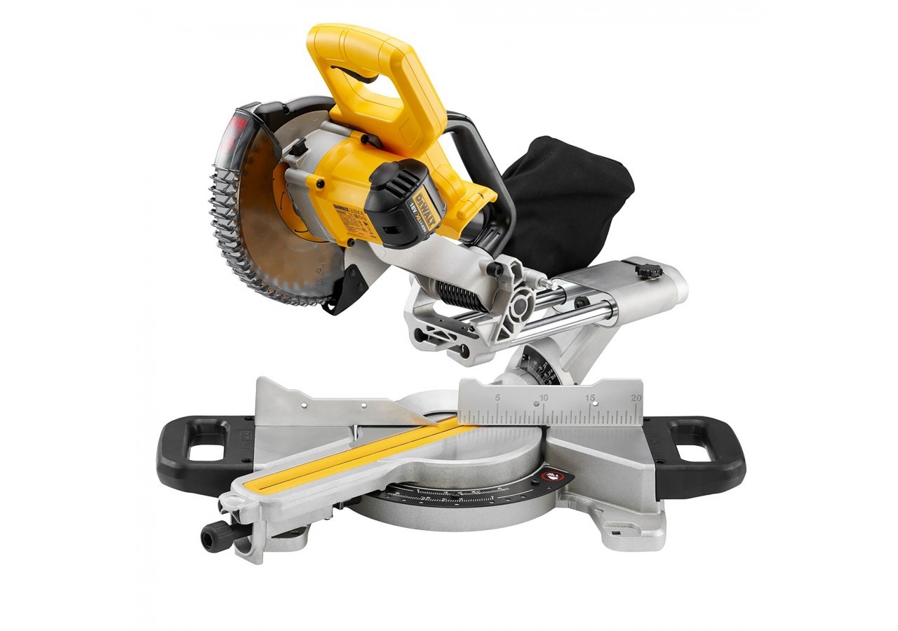 Scie à onglets radiale XR 18V 184 mm - DCS365N-XJ - Dewalt