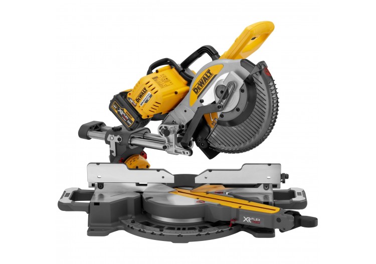 Scie à onglets radiale XR FLEXVOLT 54V 2Ah Li-Ion Brushless 250 mm - DCS727T2-QW - Dewalt 2