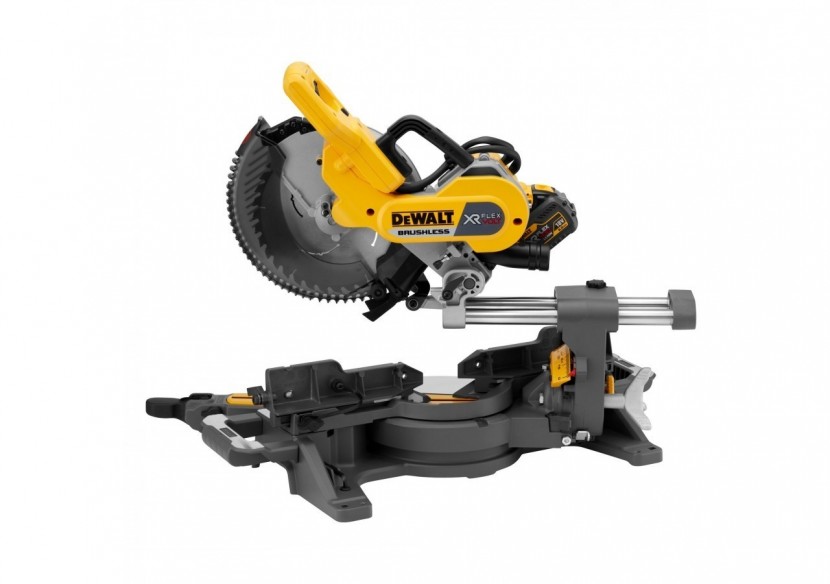 Scie à onglets radiale XR FLEXVOLT 54V 2Ah Li-Ion Brushless 250 mm - DCS727T2-QW - Dewalt