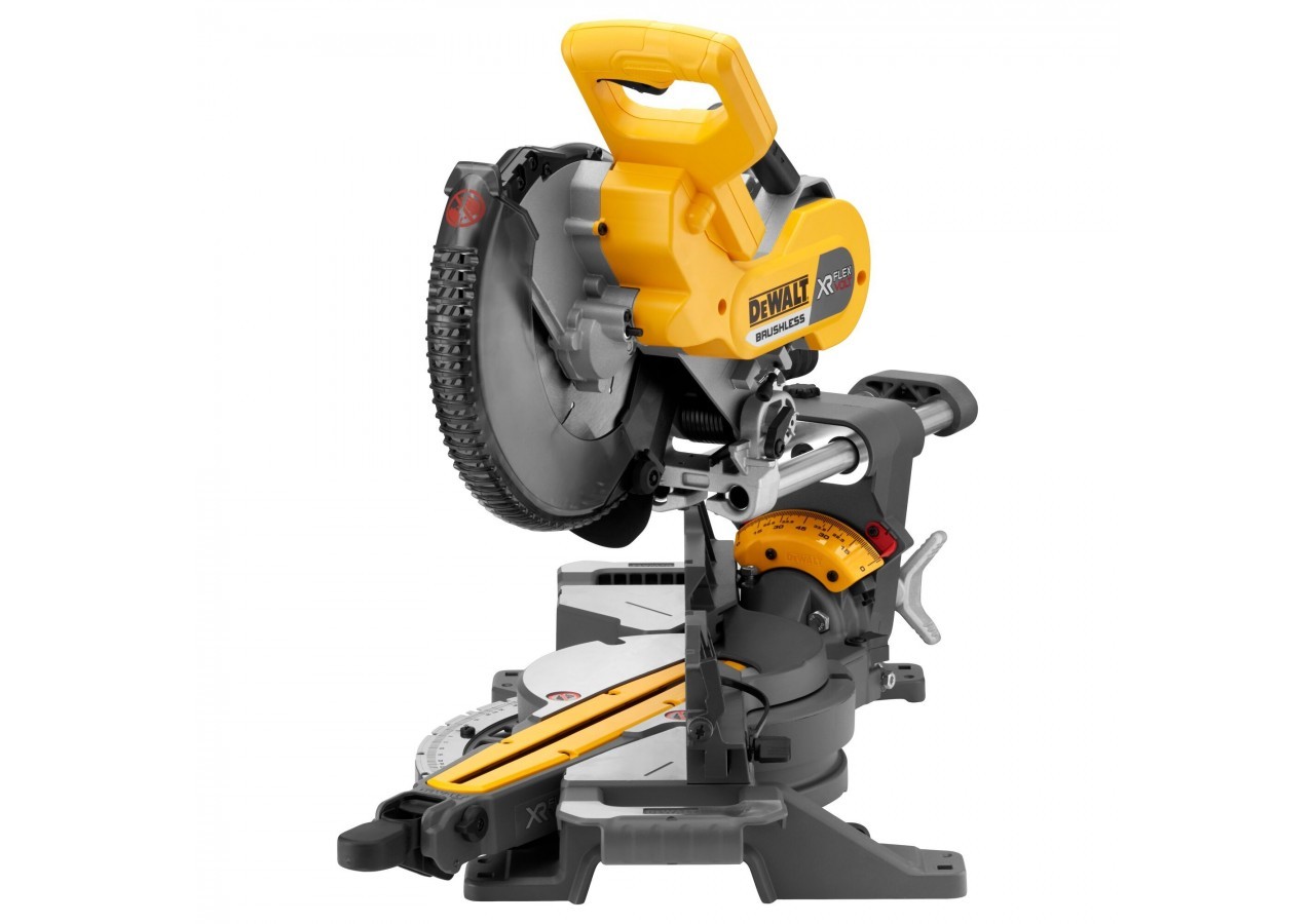 Scie à onglets radiale XR FLEXVOLT 54V 2Ah Li-Ion Brushless 250 mm - DCS727T2-QW - Dewalt