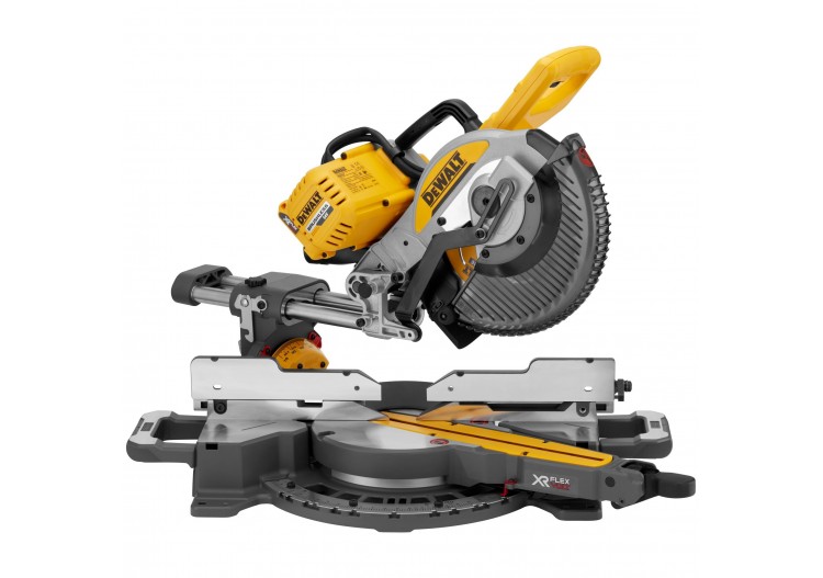 Scie à onglets radiale XR FLEXVOLT 54V Brushless 250 mm - DCS727N-XJ - Dewalt