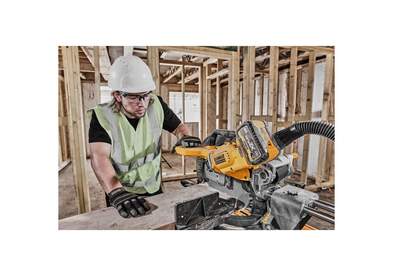 Scie à onglets XR FLEXVOLT 54V 3Ah Li-Ion Brushless 305 mm - DCS781X2-QW - Dewalt