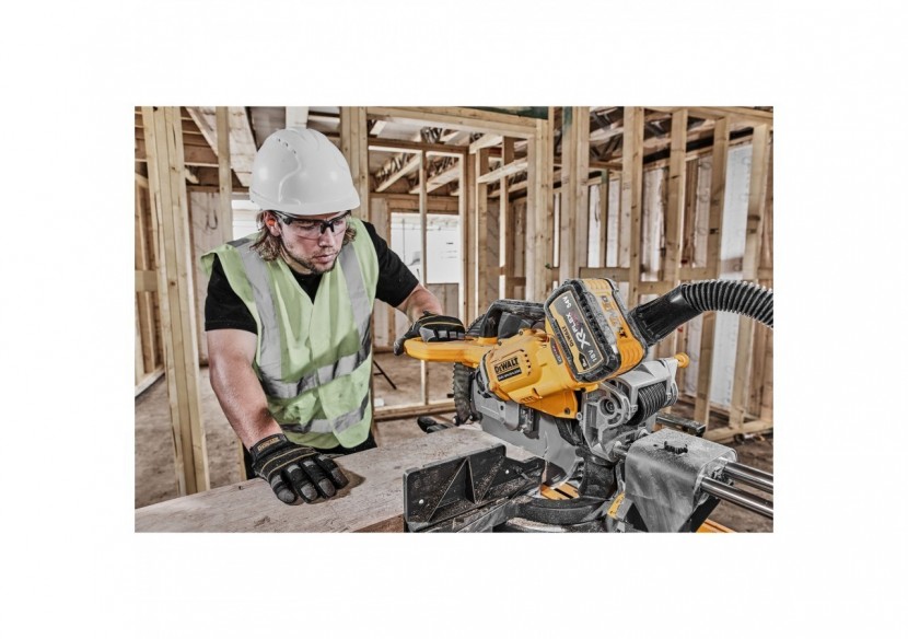 Scie à onglets XR FLEXVOLT 54V 3Ah Li-Ion Brushless 305 mm - DCS781X2-QW - Dewalt