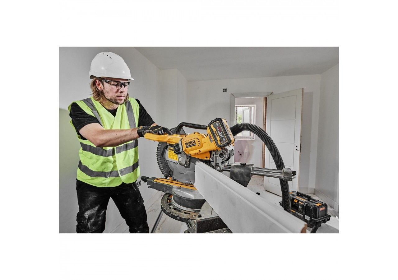 Scie à onglets XR FLEXVOLT 54V 3Ah Li-Ion Brushless 305 mm - DCS781X2-QW - Dewalt