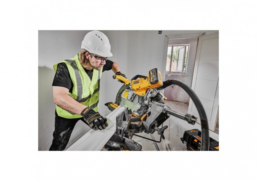 Scie à onglets XR FLEXVOLT 54V 3Ah Li-Ion Brushless 305 mm - DCS781X2-QW - Dewalt