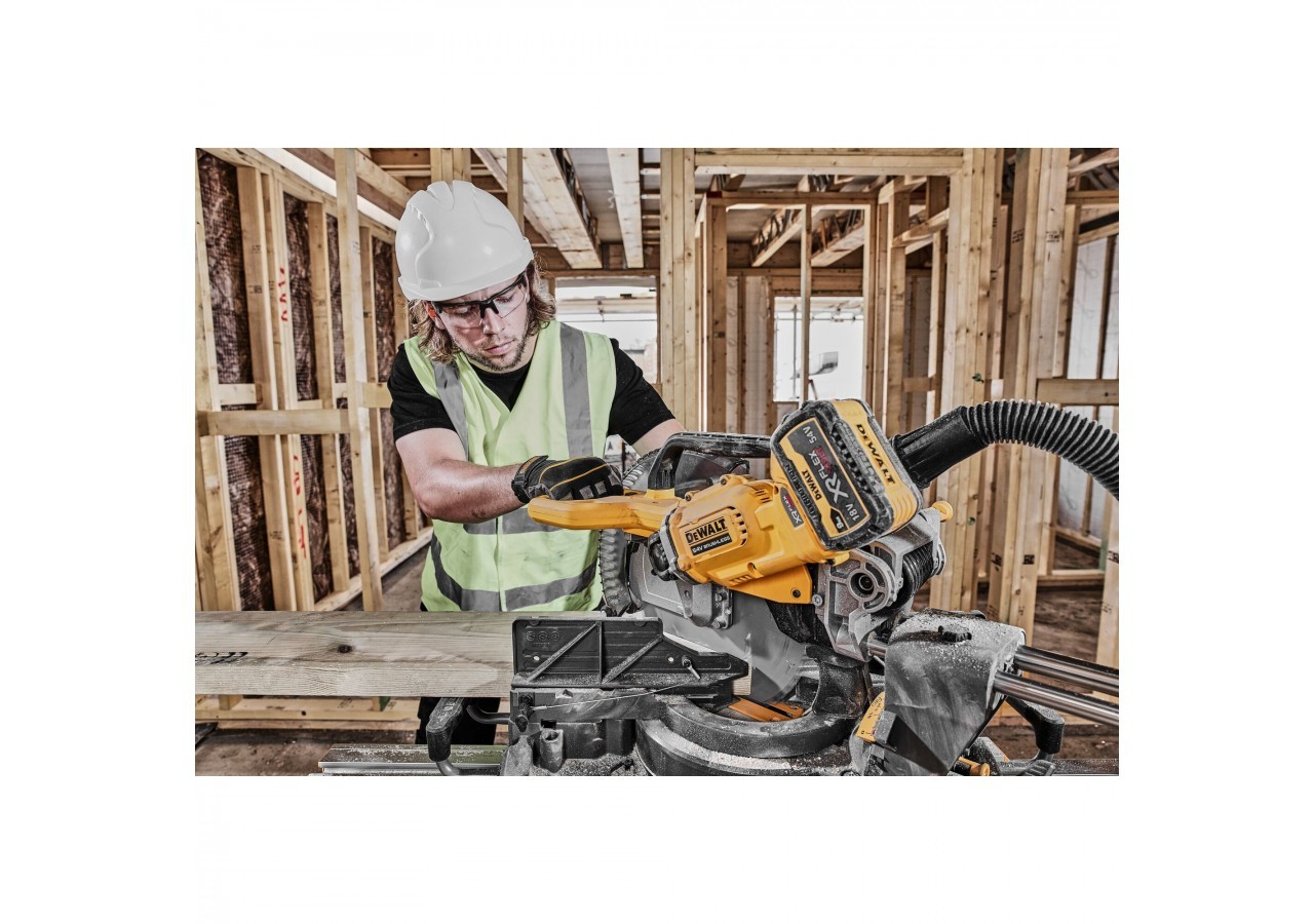 Scie à onglets XR FLEXVOLT 54V Brushless 305 mm - DCS781N-XJ - Dewalt