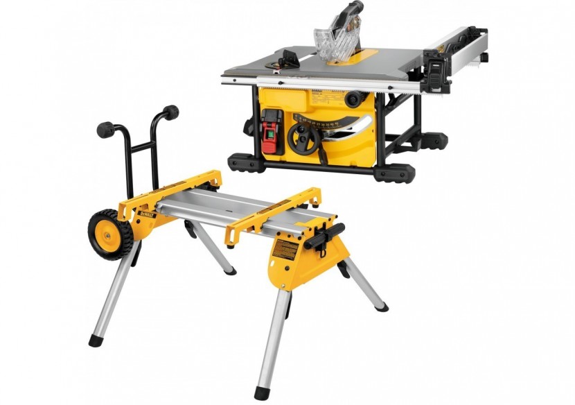 Scie à table 1850W 210 mm + piètement - DWE7485RS-QS - Dewalt