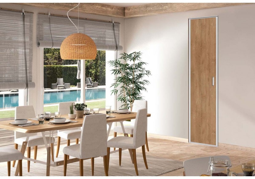 Façade de placard pivotante 1 porte Saint Jean de Luz - Kazed : Confort'Mat