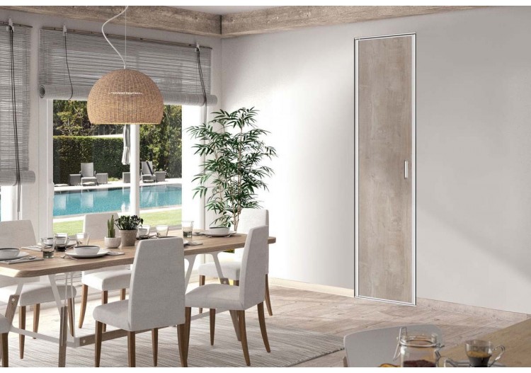 Façade de placard pivotante 1 porte Saint Jean de Luz - Kazed : Confort'Mat 2