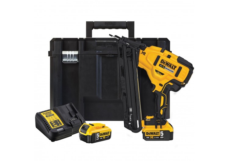 Cloueur de finition 15Ga XR 18V 5Ah Li-Ion Brushless - DCN650P2-QW - Dewalt