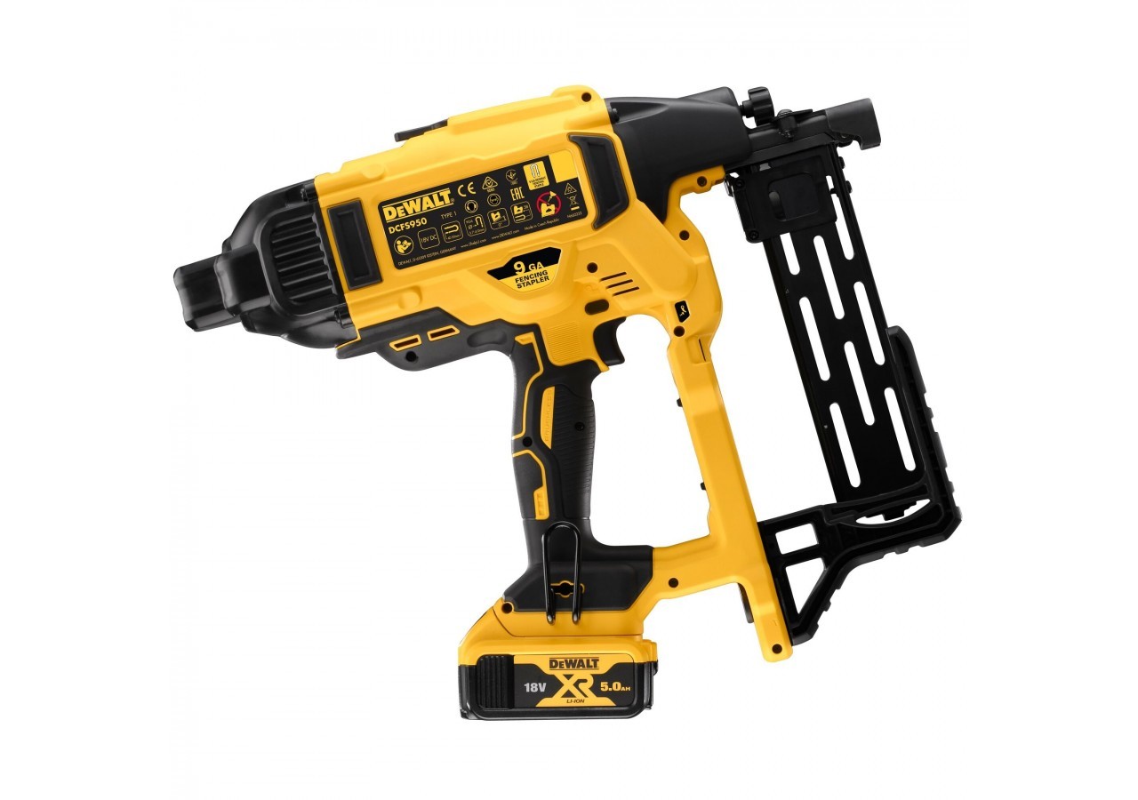 Agrafeuse pour clôture XR 18V 5Ah Li-Ion Brushless - DCFS950P2-QW - Dewalt