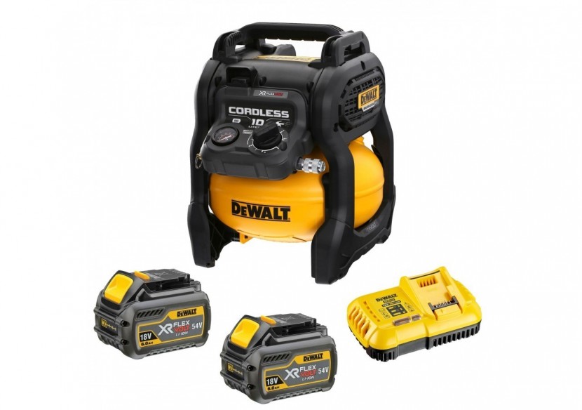 Compresseur 10L XR FLEXVOLT 54V 2Ah Li-Ion - DCC1054T2-QW - Dewalt