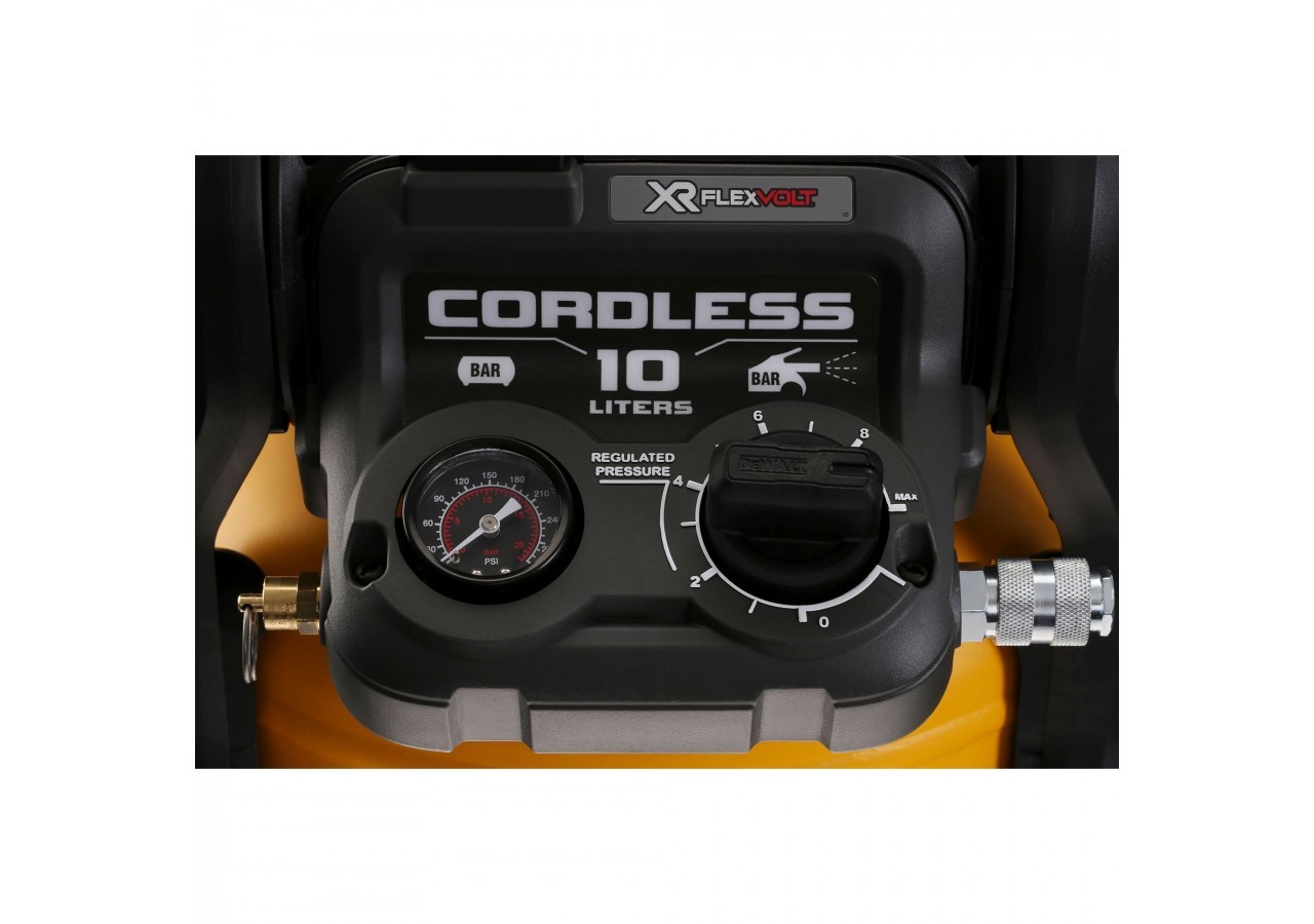 Compresseur 10L XR FLEXVOLT 54V 2Ah Li-Ion - DCC1054T2-QW - Dewalt