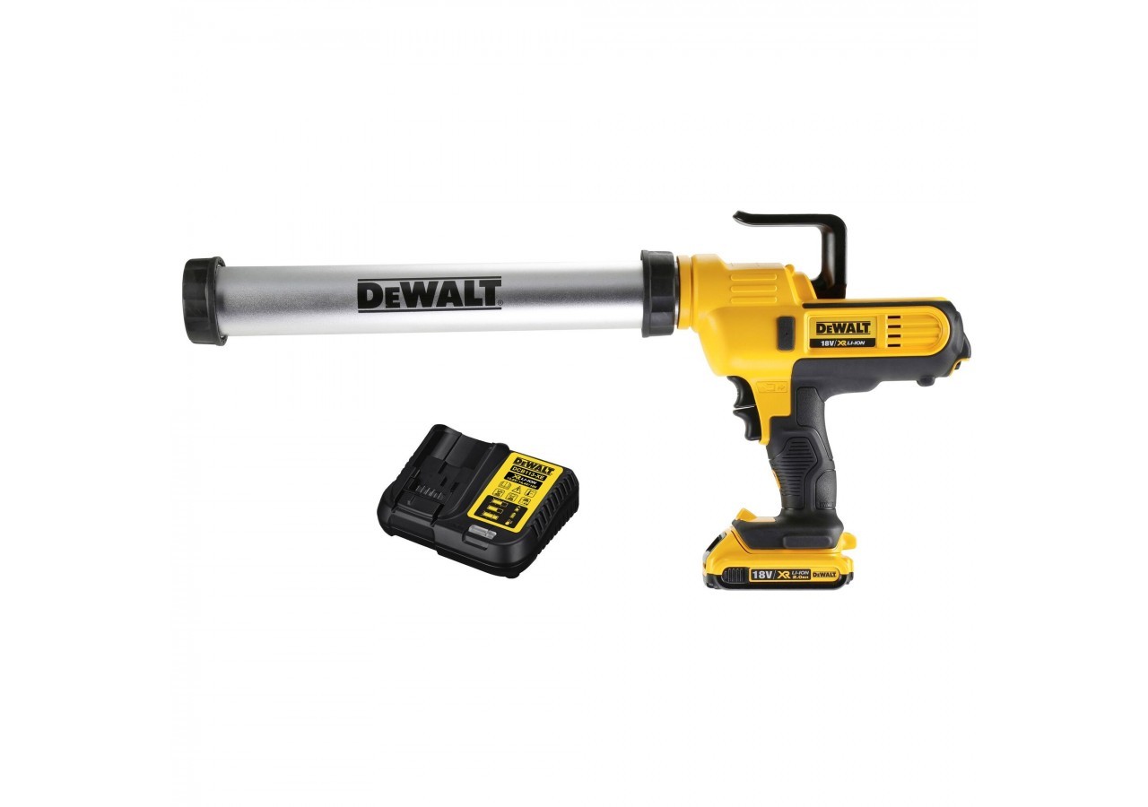 Pistolet à mastic XR 18V 2Ah Li-Ion - tube long - DCE580D1-QW - Dewalt