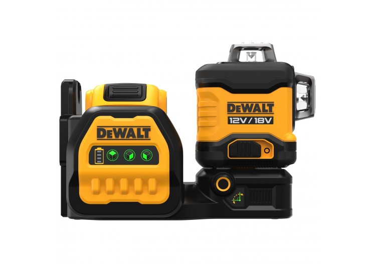 Niveau Laser multilignes 3x360° XR 12V / 18V 2Ah Li-Ion - faisceaux verts - DCE089D1G18-QW - Dewalt 2