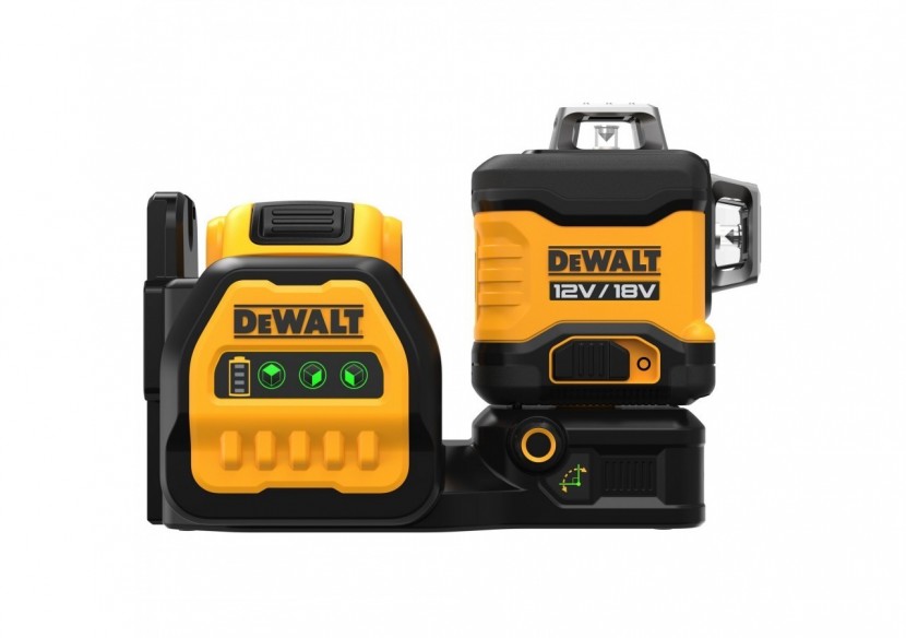 Niveau Laser multilignes 3x360° XR 12V / 18V 2Ah Li-Ion - faisceaux verts - DCE089D1G18-QW - Dewalt