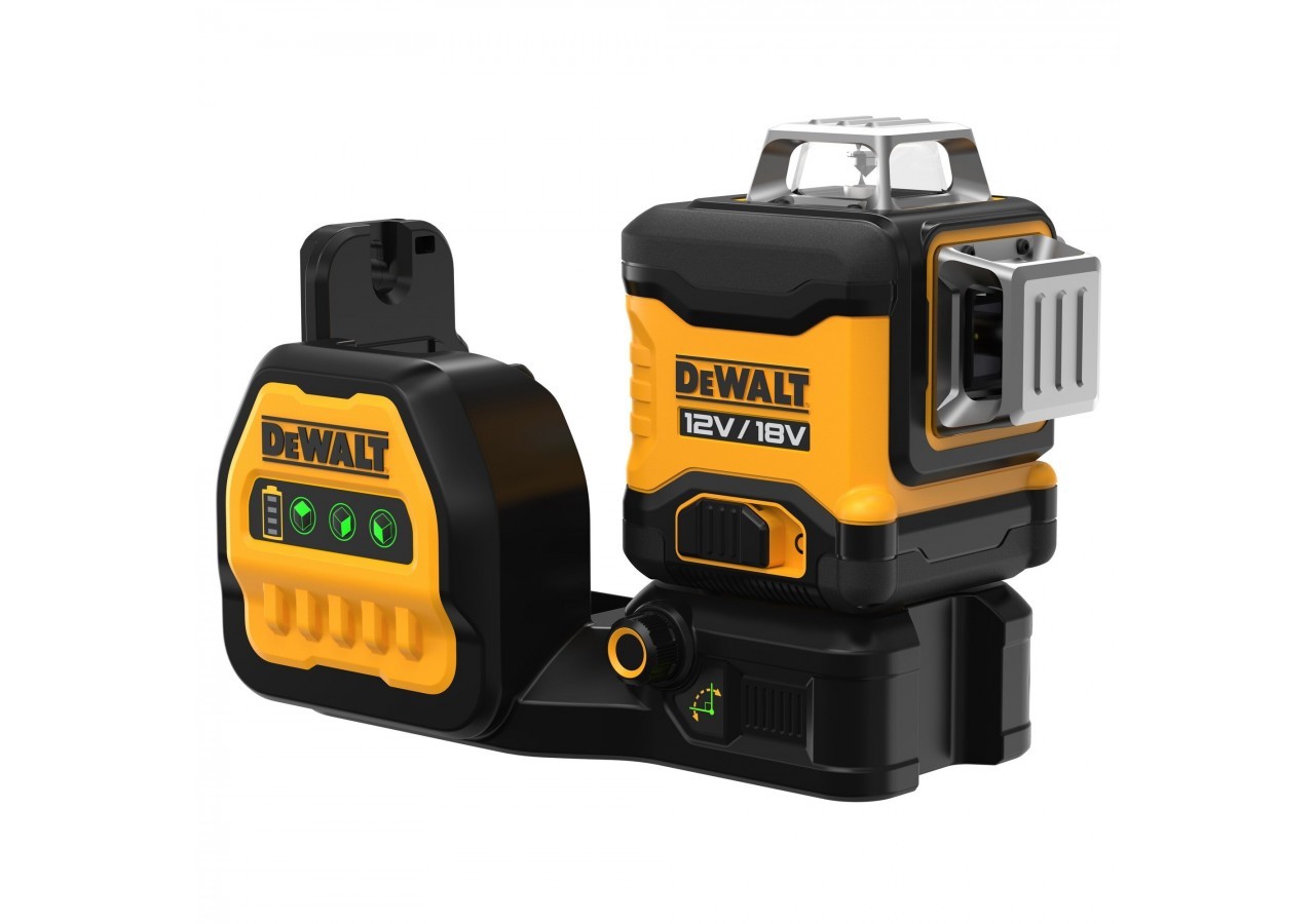 Niveau Laser multilignes 3x360° XR 12V / 18V 2Ah Li-Ion - faisceaux verts - DCE089D1G18-QW - Dewalt
