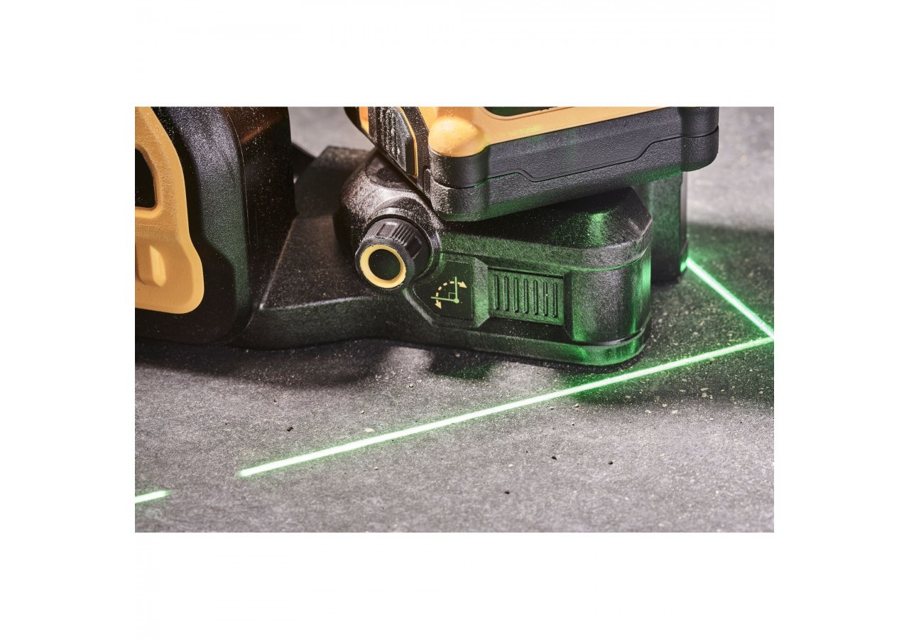 Niveau Laser multilignes 3x360° XR 12V / 18V 2Ah Li-Ion - faisceaux verts - DCE089D1G18-QW - Dewalt