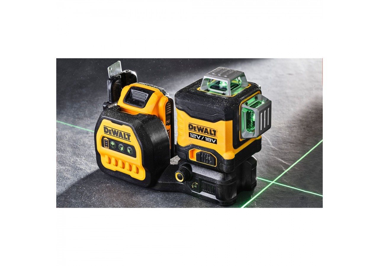 Niveau Laser multilignes 3x360° XR 12V / 18V - faisceaux verts - DCE089NG18-XJ - Dewalt