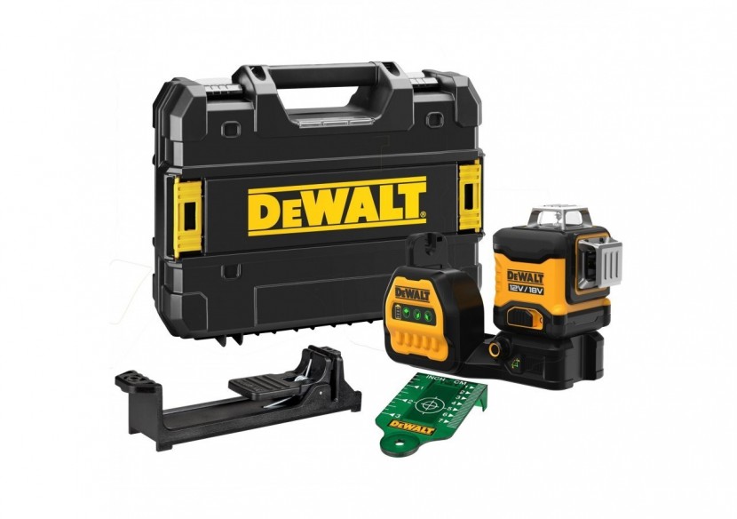 Niveau Laser multilignes 3x360° XR 12V / 18V - faisceaux verts - DCE089NG18-XJ - Dewalt