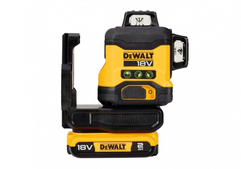 Niveau laser multilignes 3x360° compact XR 18V 2Ah Li-Ion - faisceaux verts - DCLE34031D1-QW - Dewalt