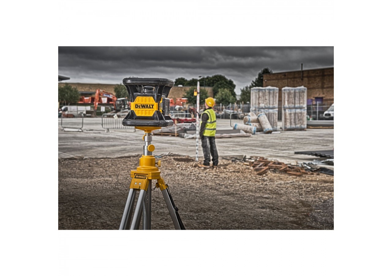 Niveau laser rotatif intérieur 18V 2Ah Li-Ion - faisceaux rouges - DCE074D1R-QW - Dewalt