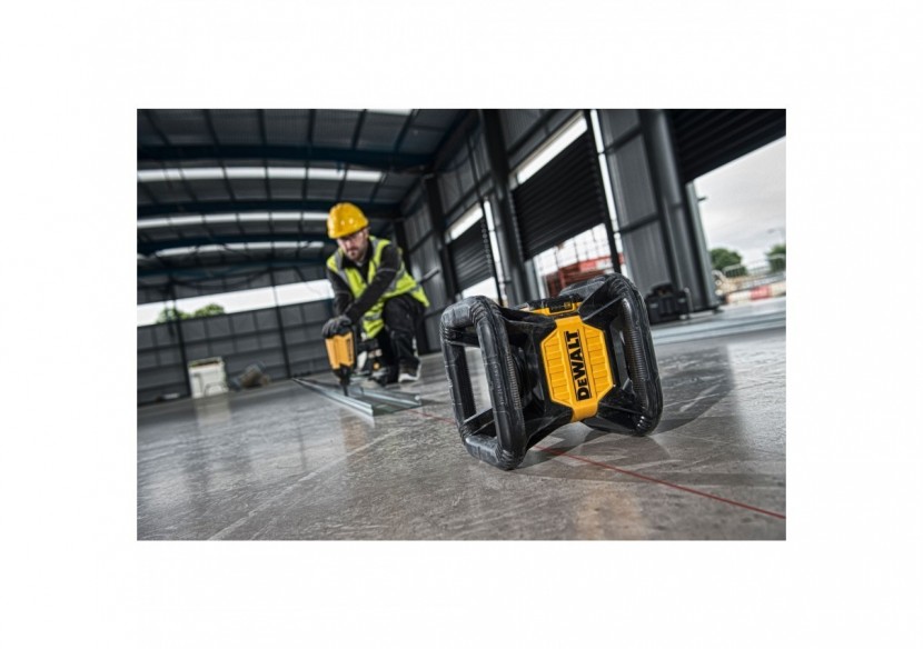 Niveau laser rotatif double pente intérieur/extérieur XR 18V 2Ah Li-Ion - faisceaux rouges - DCE079D1R-QW - Dewalt