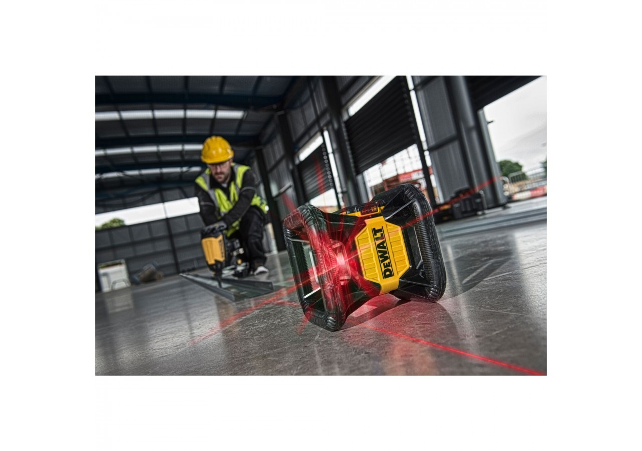 Niveau laser rotatif double pente intérieur/extérieur XR 18V 2Ah Li-Ion - faisceaux rouges - DCE079D1R-QW - Dewalt