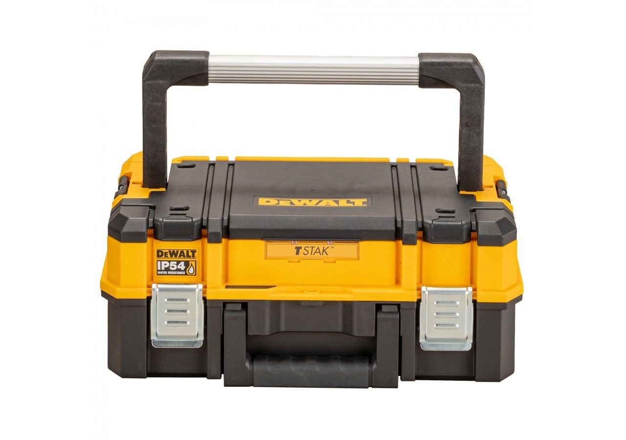 Coffret TSTAK IP54 - petite contenance avec organiseur supérieur et longue poignée supérieure - DWST83344-1 - Dewalt