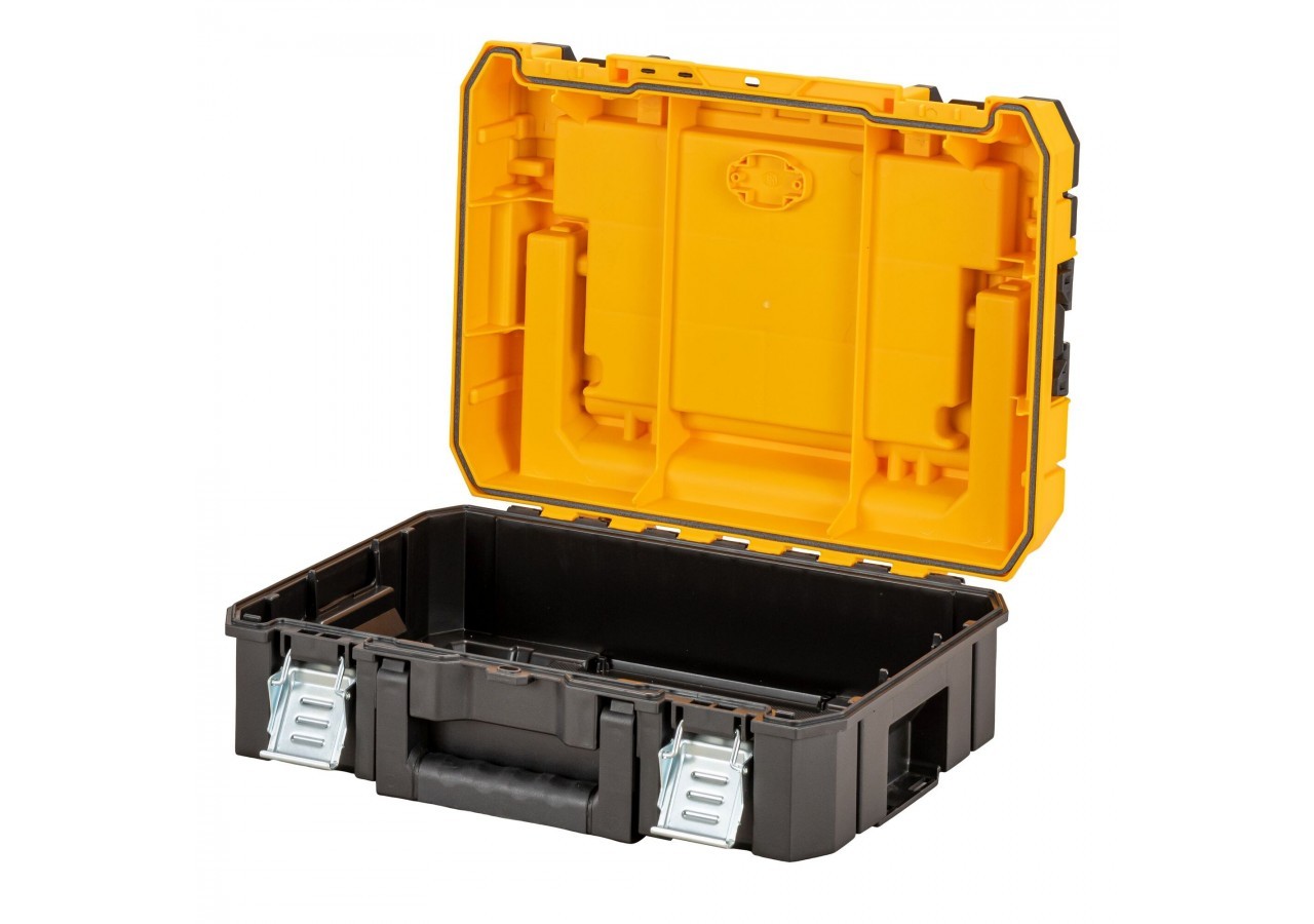 Coffret TSTAK IP54 - petite contenance avec organiseur supérieur et longue poignée supérieure - DWST83344-1 - Dewalt