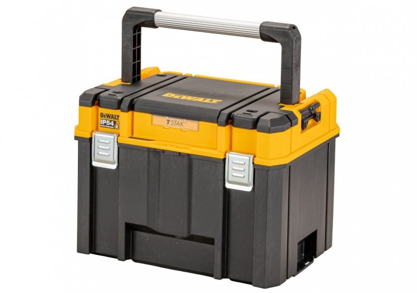 Coffret TSTAK IP54 - grande contenance avec organiseur supérieur et longue poignée - DWST83343-1 - Dewalt