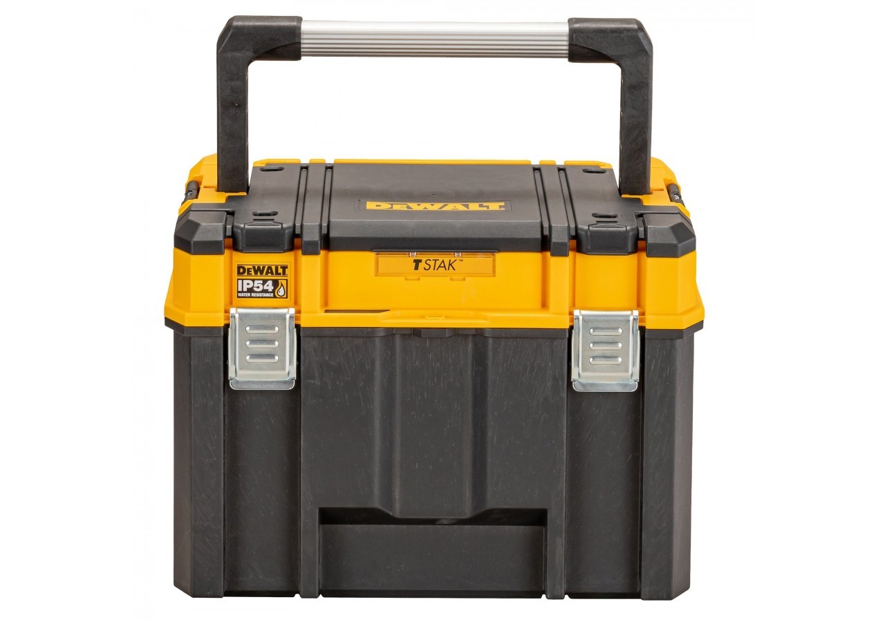 Coffret TSTAK IP54 - grande contenance avec organiseur supérieur et longue poignée - DWST83343-1 - Dewalt