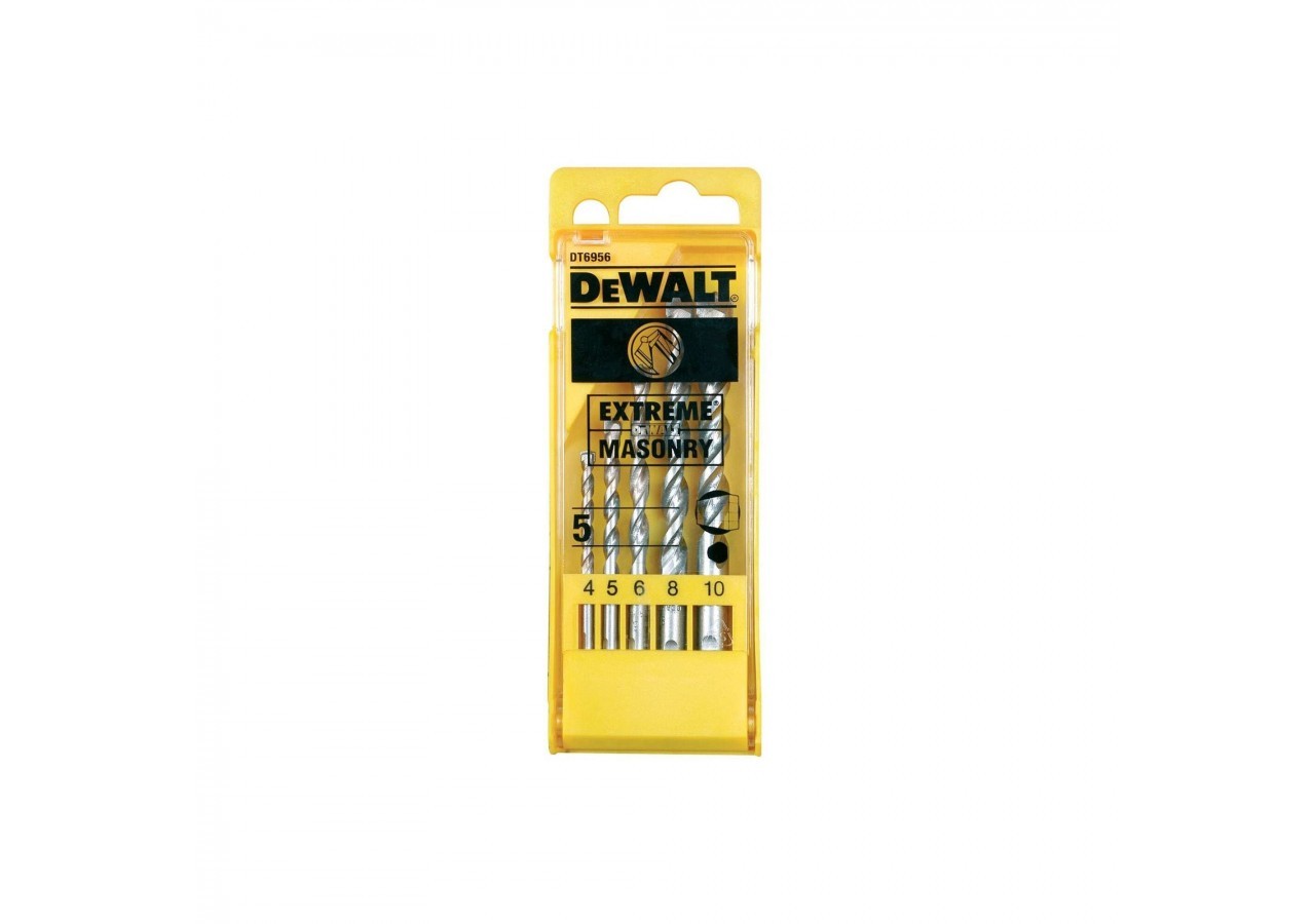 Coffret de 5 forets beton Extreme diam : 4,5,6,8,10mm - DT6956-QZ - Dewalt