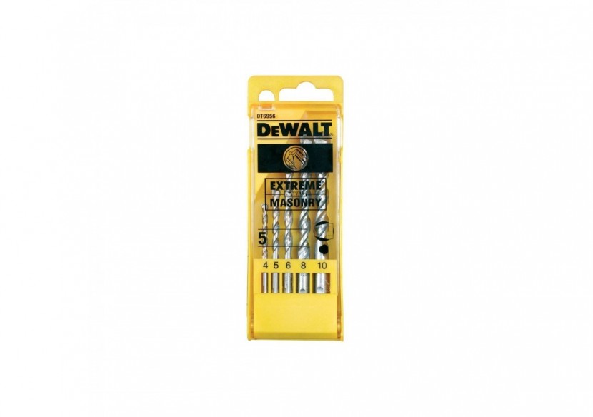 Coffret de 5 forets beton Extreme diam : 4,5,6,8,10mm - DT6956-QZ - Dewalt