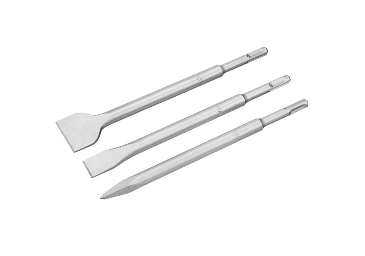 Pack De Deux Burins Plats 250X20mm Et 250X40mm Et D'Une Pointe 250mm Sds-Plus - DT60330-QZ - Dewalt