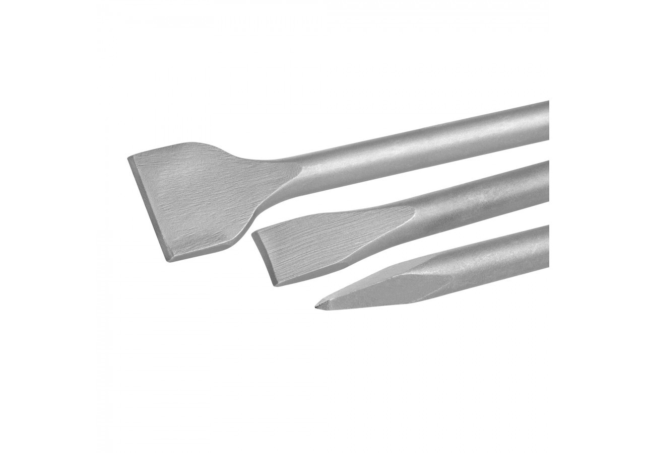 Pack De Deux Burins Plats 250X20mm Et 250X40mm Et D'Une Pointe 250mm Sds-Plus - DT60330-QZ - Dewalt