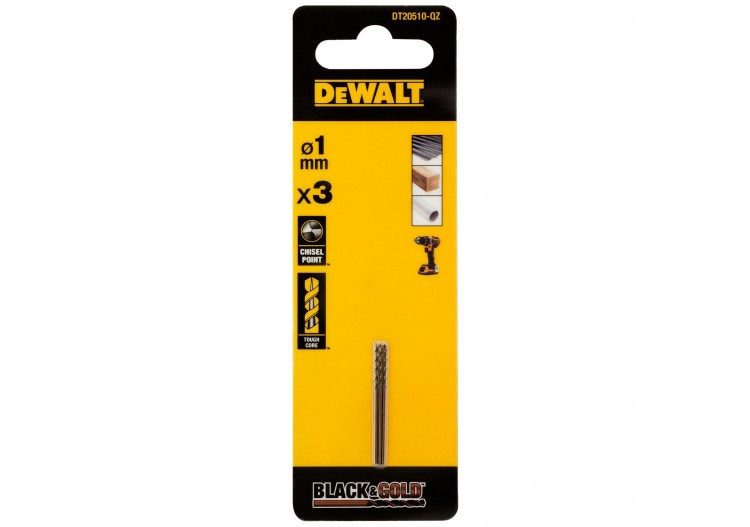 Foret Black&Gold Hss-G 1X12X24mm - DT20510-QZ - Dewalt