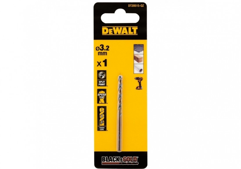 Foret Black&Gold HSS-G 3.2x36x65mm - DT20515-QZ - Dewalt