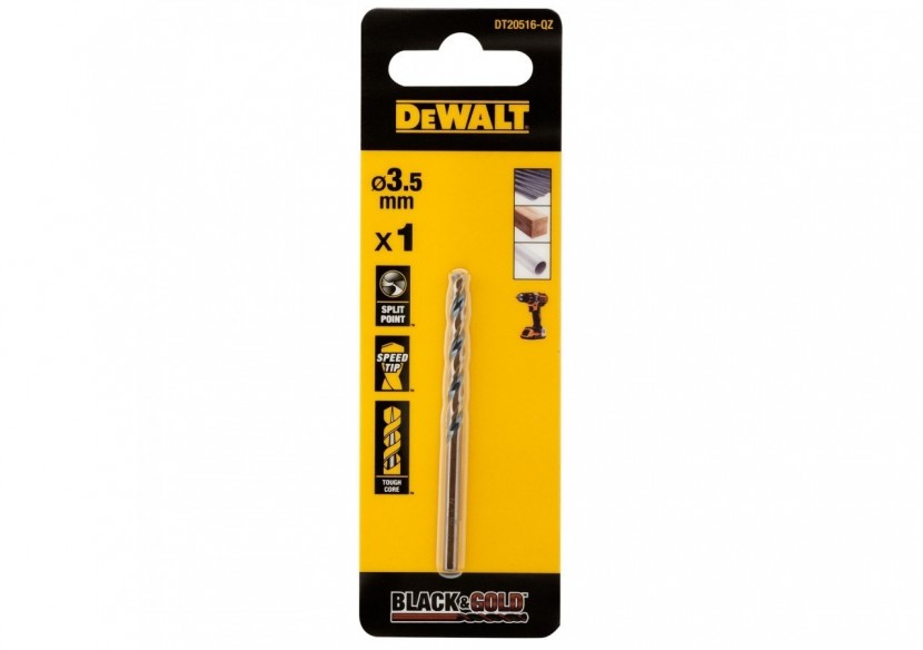 Foret Black&Gold HSS-G 3.5x39x70mm - DT20516-QZ - Dewalt