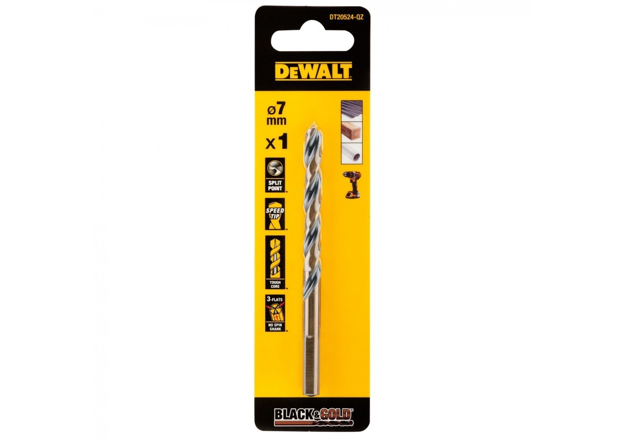 Foret Black&Gold HSS-G 6.5x63x101mm - DT20523-QZ - Dewalt