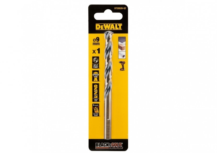 Foret Black&Gold HSS-G 9x81x125mm - DT20528-QZ - Dewalt