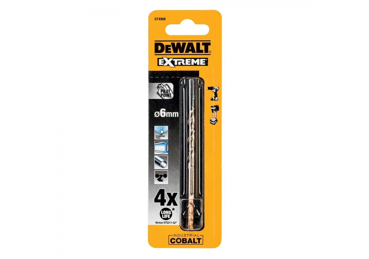 Foret métal HSS-CO Extreme 6x57x93mm - DT4908-QZ - Dewalt