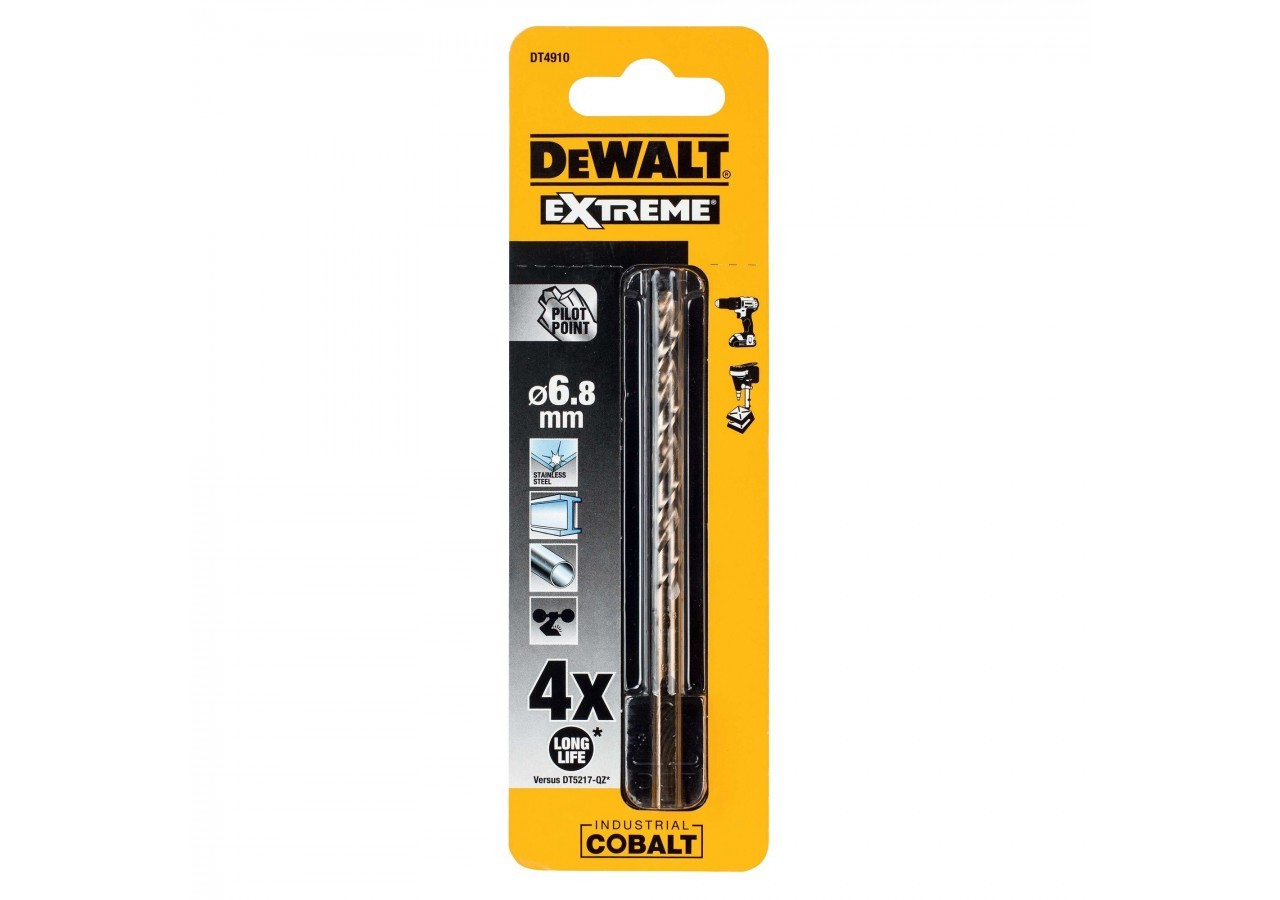 Foret Métal Hss-Co Extreme 6.8X66X109mm - DT4910-QZ - Dewalt