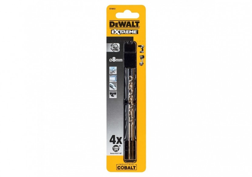 Foret Métal Hss-Co Extreme 8X75X117mm - DT4912-QZ - Dewalt