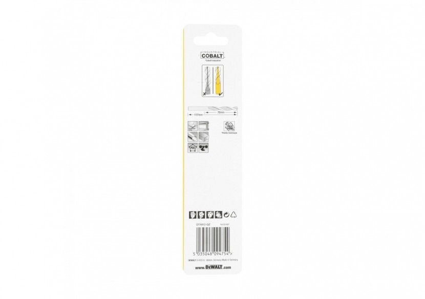 Foret Métal Hss-Co Extreme 8X75X117mm - DT4912-QZ - Dewalt