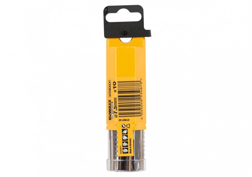 Foret Métal Hss-Co Extreme 10 Pièces 7.5X69X109mm - DT4937-QZ - Dewalt