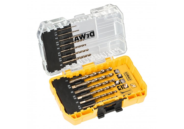 Coffret plastique de 13 forets métal Extreme Cobalt HSS-CO - DT4968-QZ - Dewalt